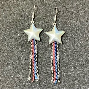 Dangle Patriotic Earring Pair